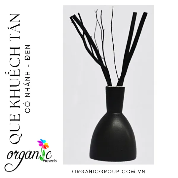 QUE KHUẾCH TÁN TINH DẦU (CÓ NHÁNH - MÀU ĐEN)