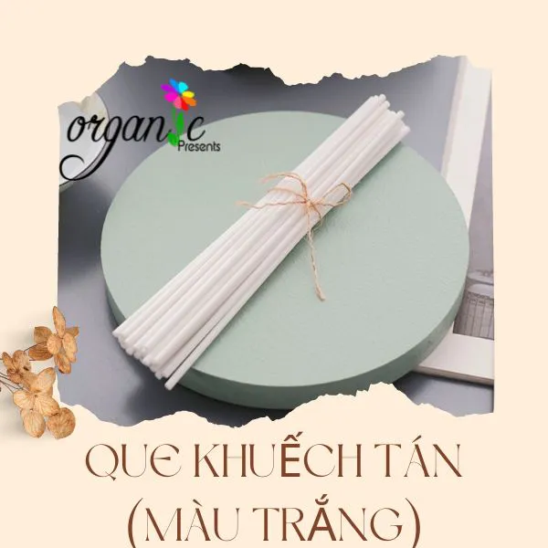 QUE KHUẾCH TÁN TINH DẦU (MÀU TRẮNG)