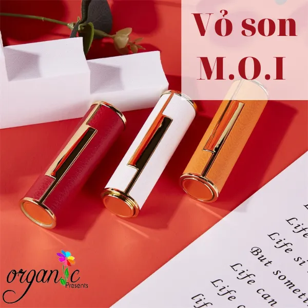 VỎ SON HANDMADE (M.O.I - BỌC DA MÀU ĐỎ)