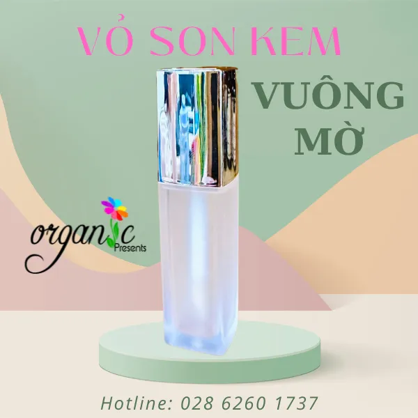VỎ SON KEM (VUÔNG MỜ)