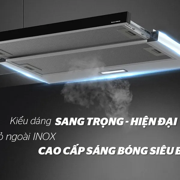 Máy Hút Mùi Bếp Kính Cong SUNHOUSE MAMA MM6707-70