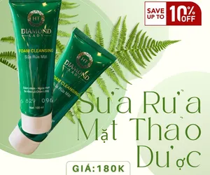 🌟 SỮA RỬA MẶT DIAMOND LADY – LÀM SẠCH SÂU, GIẢM NHỜN, SE KHÍT LỖ CHÂN LÔNG 🌟