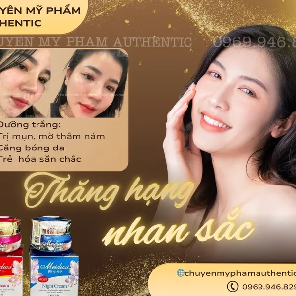 Kem Dưỡng Trắng Da Meiduzi, trị mụn ,mờ thâm nám hiệu quả