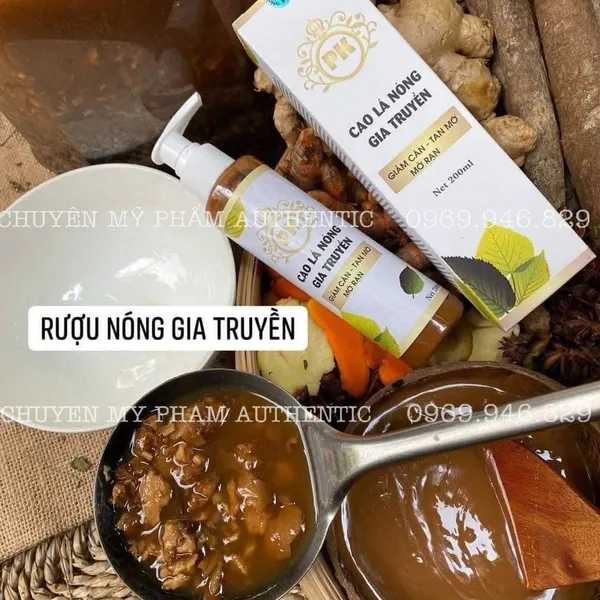 COMBO CAO LÁ NÓNG GIA TRUYỀN - GIẢM CÂN - TAN MỠ - RẠN 200ml