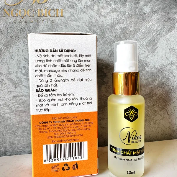 Serum Tinh Chất Mật Ong Nikos Beauty Phiên Bản Mới 10ML ( Khuyến Mãi giảm 10%)