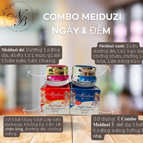 Kem Meiduzi Nhật Bản giúp trắng da và mờ nám – Dòng kem ngày