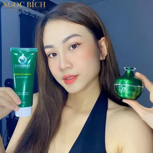 🔥 KEM FACE VIP 8IN1 DIAMOND LADY - CÔNG THỨC ĐỘT PHÁ GIÚP DA TRẮNG HỒNG, CĂNG MƯỚT ✨