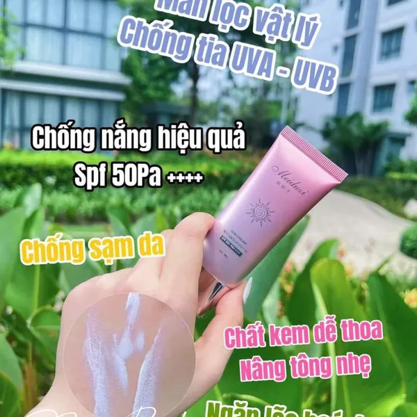 Kem Chống Nắng Meiduzi  SPF 50++++ ,Dưỡng Trắng Da Nâng Tone Tức Thời, ngăn ngừa nám da