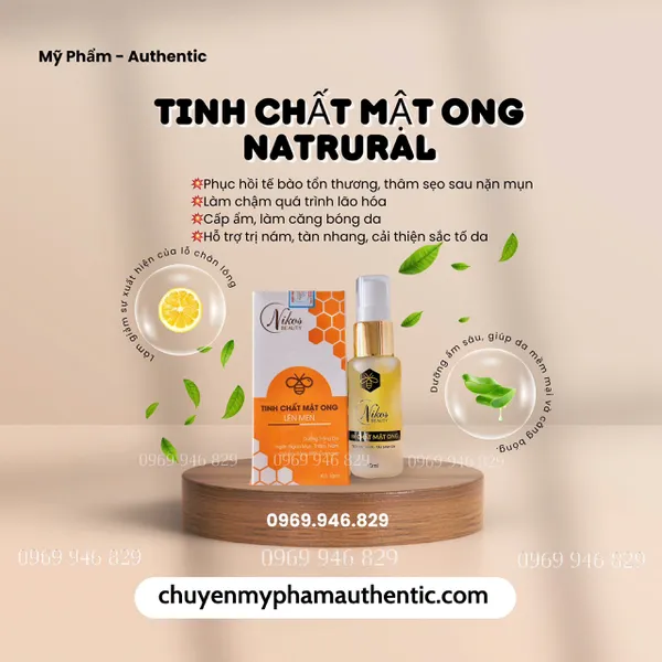 Serum Tinh Chất Mật Ong Nikos Beauty Phiên Bản Mới 10ML ( Khuyến Mãi giảm 10%)