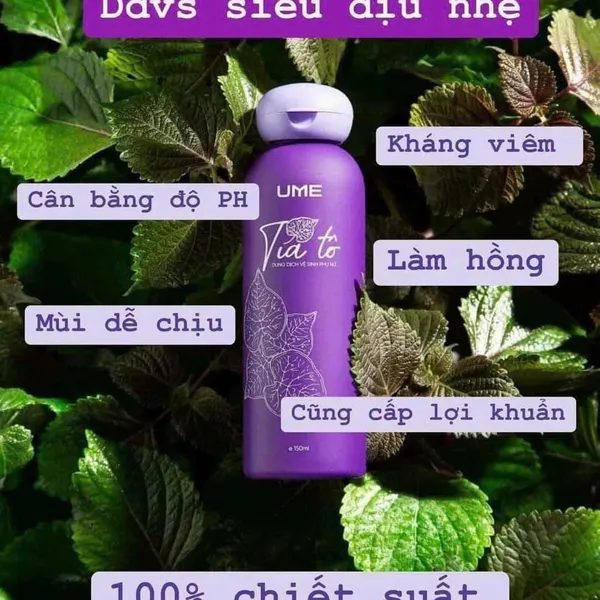 Dung Dịch Vệ Sinh Phụ Nữ Tía Tô UME