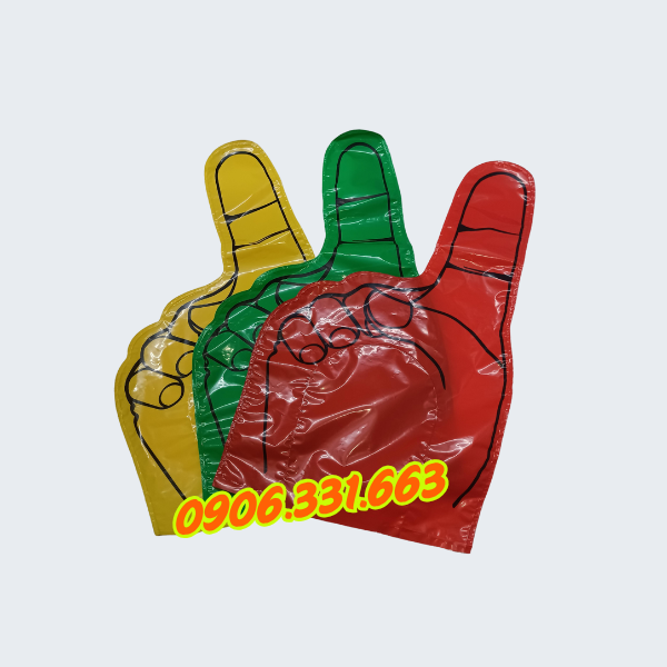 Bàn Tay Cổ Vũ Bóng Đá Màu Đỏ Bàn Tay Cổ Vũ Bóng Đá Màu Đỏ