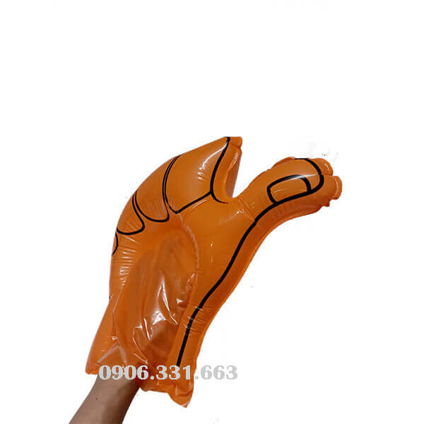 Bóng đập bàn tay cổ vũ màu cam Bóng đập bàn tay cổ vũ màu cam