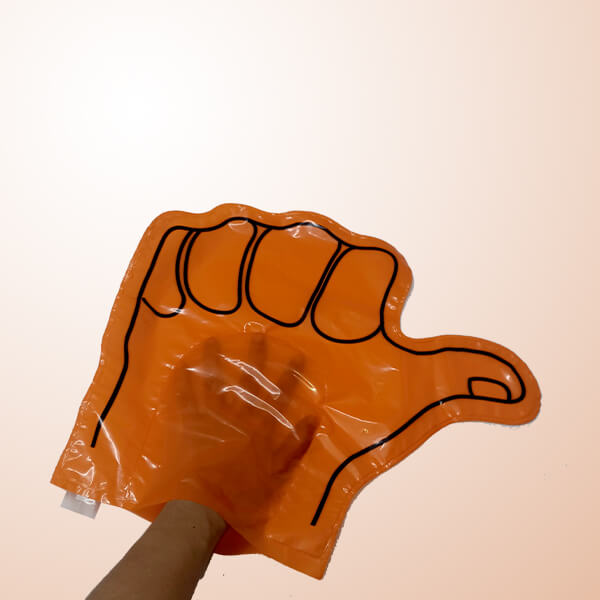 Bóng đập bàn tay cổ vũ màu cam Bóng đập bàn tay cổ vũ màu cam