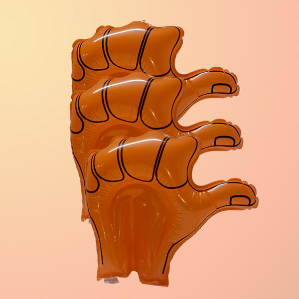 Bóng đập bàn tay cổ vũ màu cam Bóng đập bàn tay cổ vũ màu cam