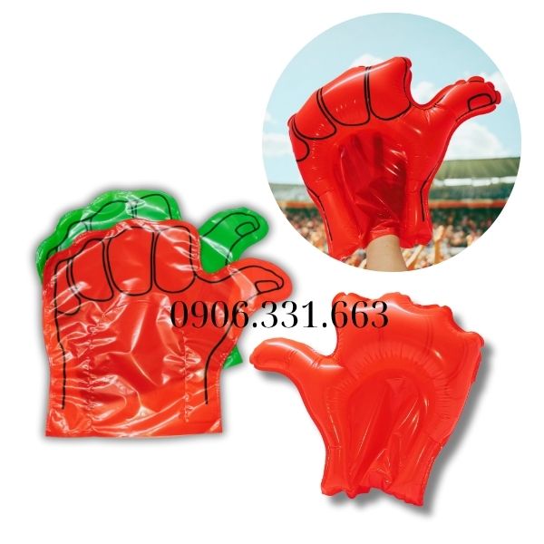 bóng đập cổ vũ bàn tay màu đỏ bóng đập cổ vũ bàn tay màu đỏ