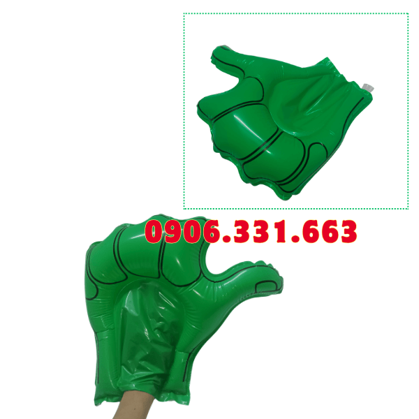 Bóng đập cổ vũ bàn tay xánh lá  Bóng đập cổ vũ bàn tay xánh lá