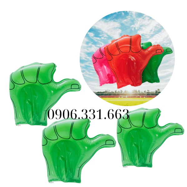 Bóng đập cổ vũ bàn tay xánh lá  Bóng đập cổ vũ bàn tay xánh lá