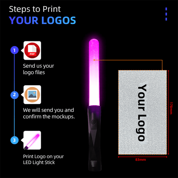 Gậy Light Stick In Logo Theo Yêu Cầu Gậy Light Stick In Logo Theo Yêu Cầu