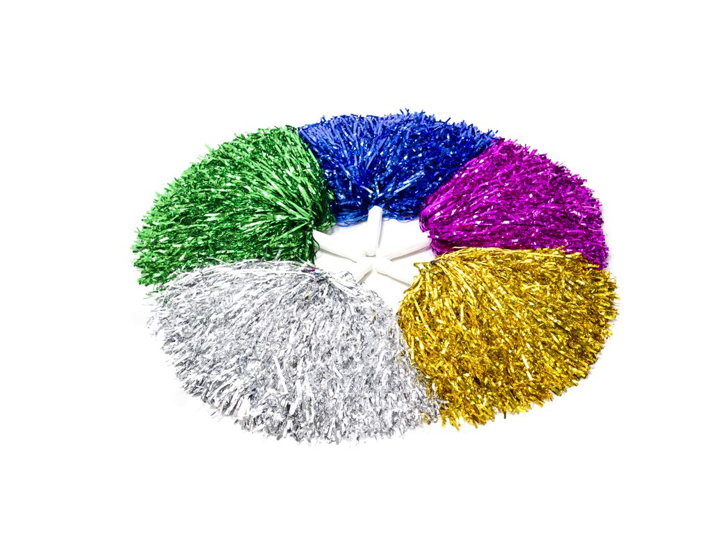 Bông tua cổ vũ màu trắng loại lớn Bông tua cổ vũ màu trắng loại lớn