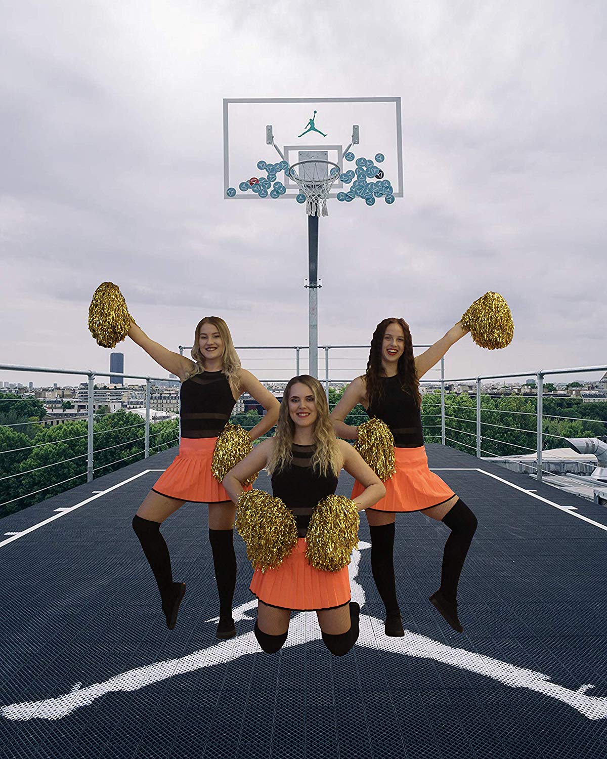 tua rua cổ vũ màu vàng loại lớn tua rua cổ vũ màu vàng loại lớn