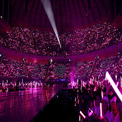 Cây cổ vũ xốp hồng phát sáng led Cây cổ vũ xốp hồng phát sáng led