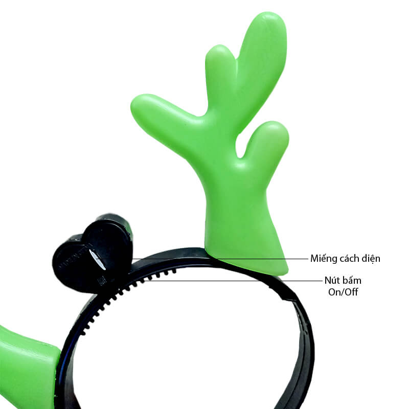 băng đô cài tóc phát sáng led băng đô cài tóc phát sáng led