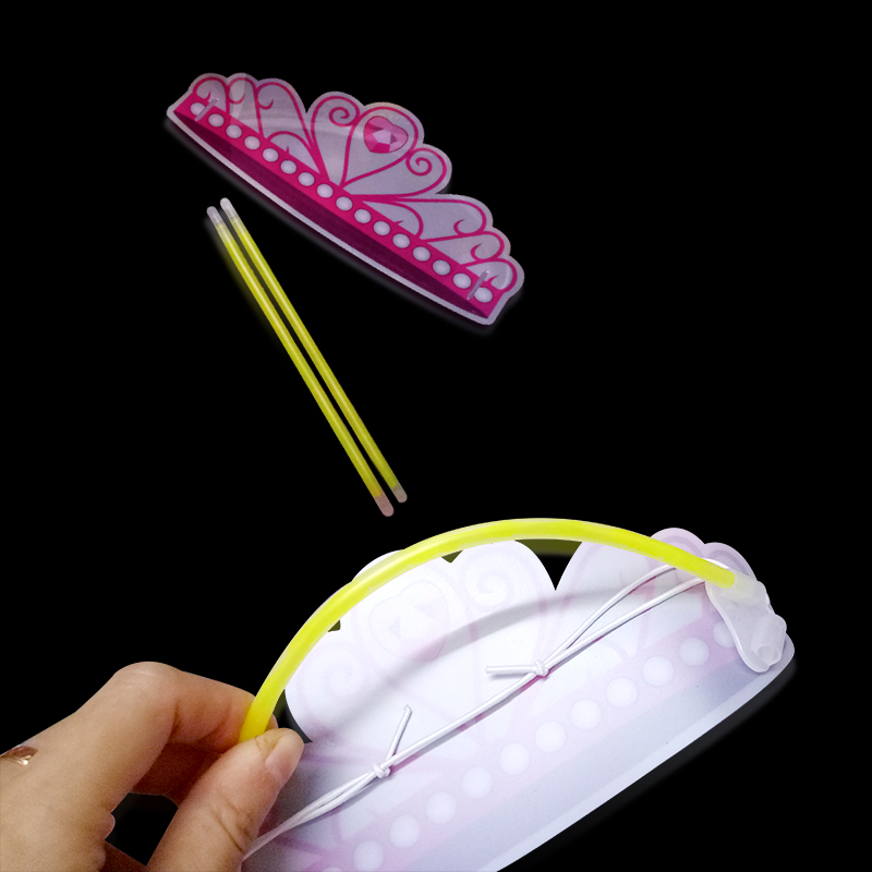 băng đô dạ quang phát sáng hình vương miện băng đô dạ quang phát sáng hình vương miện