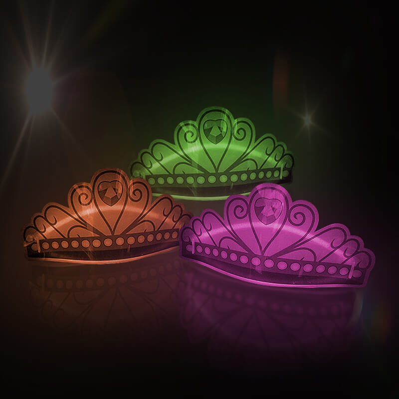 băng đô dạ quang phát sáng hình vương miện băng đô dạ quang phát sáng hình vương miện