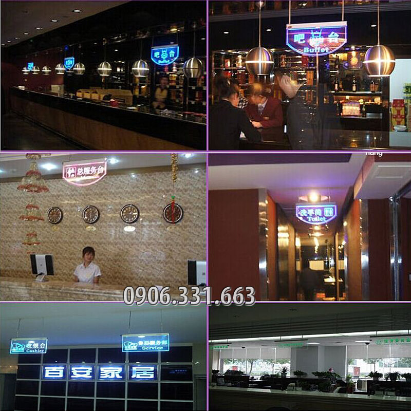 bảng hiệu mica đèn led