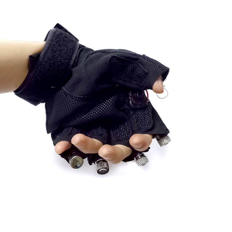 Bao tay đèn laser xanh lá 4 đầu Bao tay đèn laser xanh lá 4 đầu