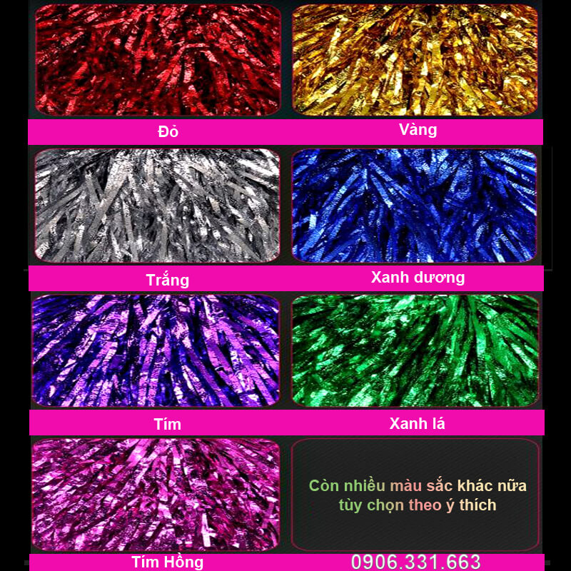 bông tua cổ vũ ánh kim bông tua cổ vũ ánh kim