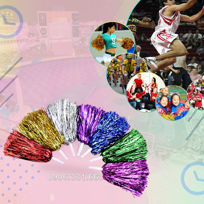 bông tua cổ vũ ánh kim bông tua cổ vũ ánh kim