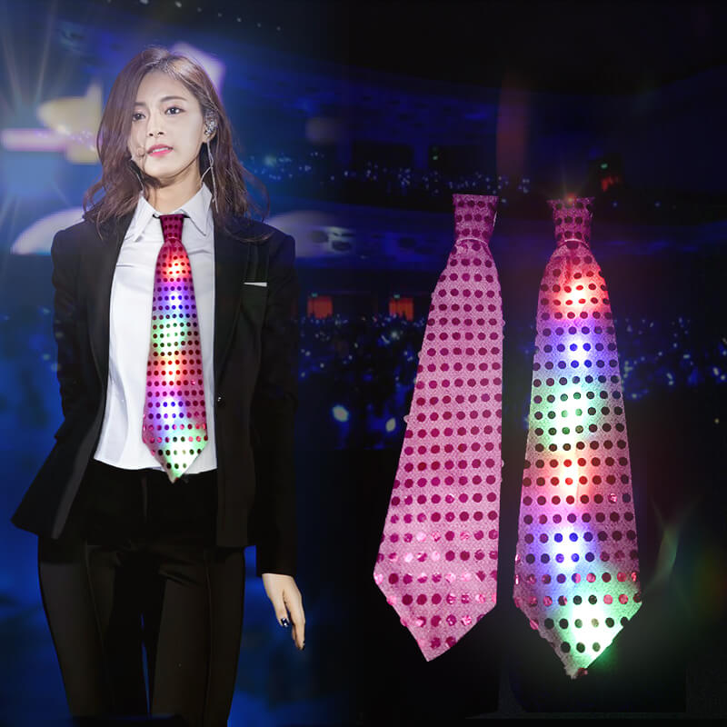 cà vạt đèn led màu hồng cà vạt đèn led màu hồng