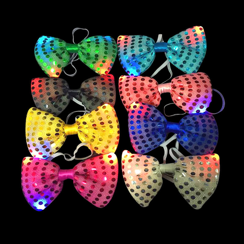 cà vạt nơ có đèn led cà vạt nơ có đèn led