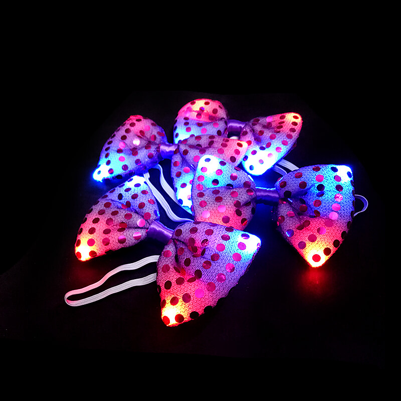 Cà vạt nơ có đèn led phát sáng Cà vạt nơ có đèn led phát sáng