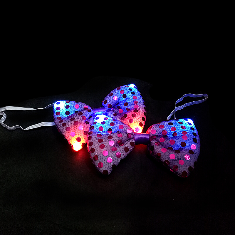 Cà vạt nơ có đèn led phát sáng Cà vạt nơ có đèn led phát sáng