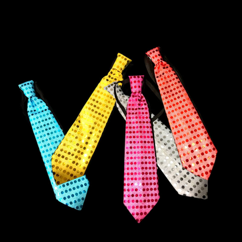 Cà vạt đèn led màu vàng Cà vạt đèn led màu vàng