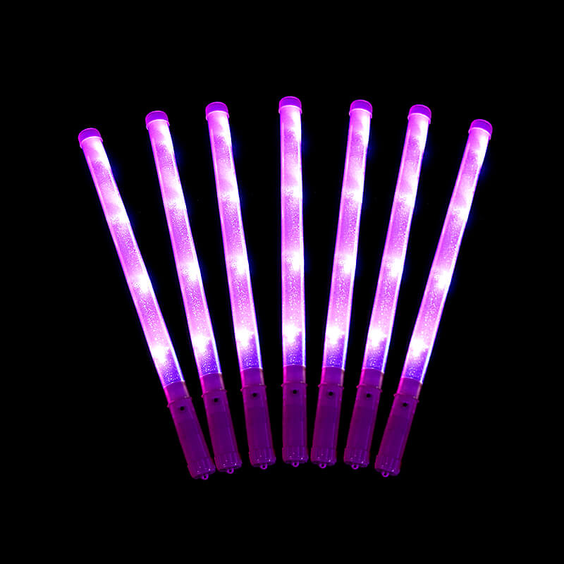 Cây cổ vũ phát sáng led tím 46cm Cây cổ vũ phát sáng led tím 46cm