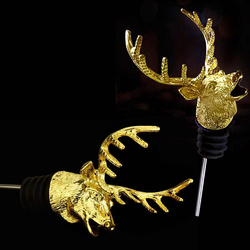 Đầu rót rượu vang hình đầu hươu Đầu rót rượu vang hình đầu hươu