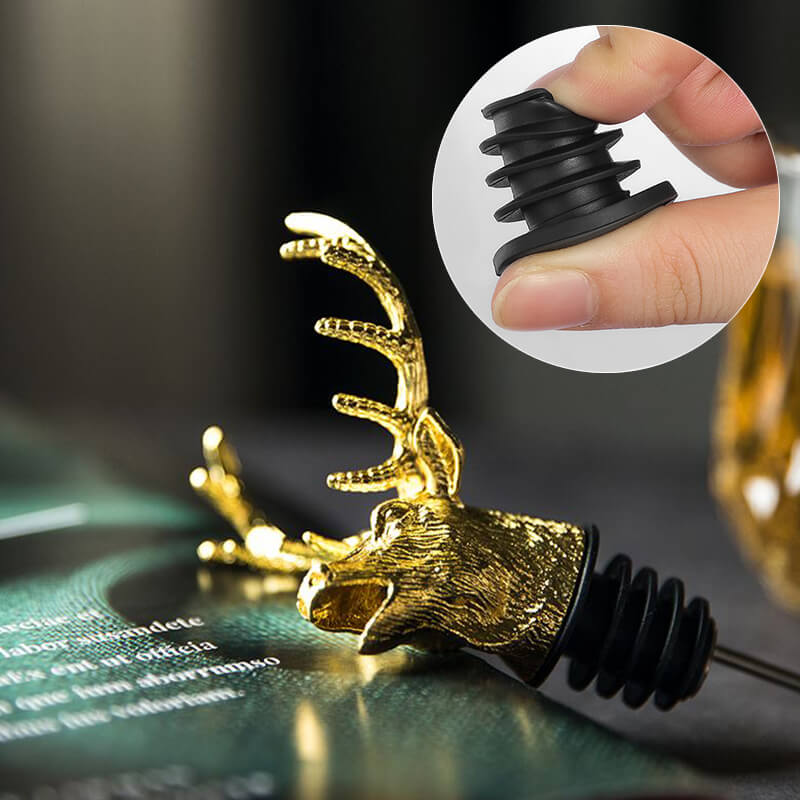 Đầu rót rượu vang hình đầu hươu Đầu rót rượu vang hình đầu hươu