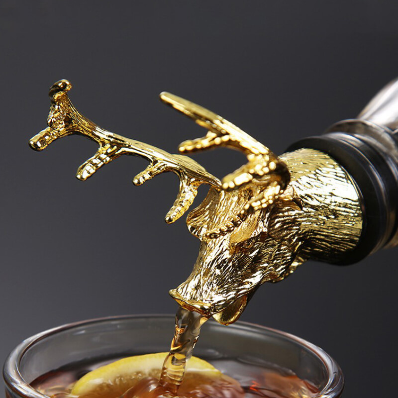Đầu rót rượu vang hình đầu hươu Đầu rót rượu vang hình đầu hươu