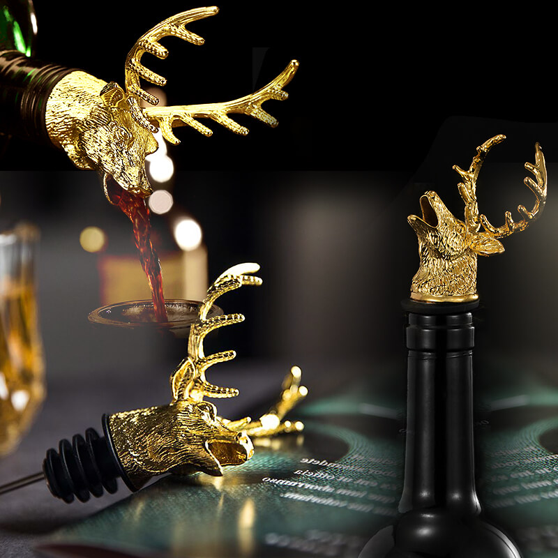 Đầu rót rượu vang hình đầu hươu Đầu rót rượu vang hình đầu hươu