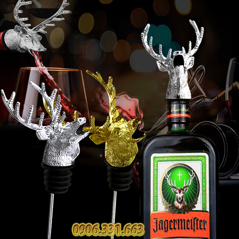 đầu vòi rót rượu hình con hươu đầu vòi rót rượu hình con hươu