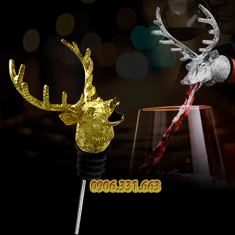 đầu vòi rót rượu hình con hươu đầu vòi rót rượu hình con hươu