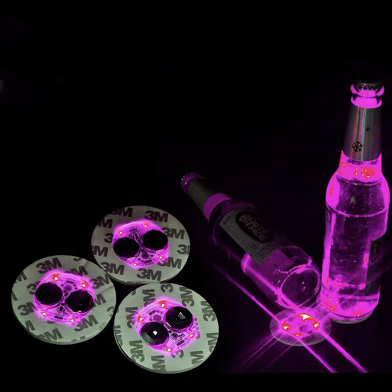 đế lót ly có đèn led 6cm đế lót ly có đèn led 6cm