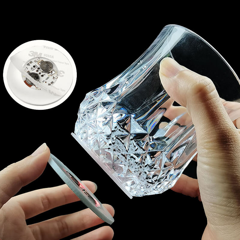 đê lót ly có đèn led 6cm đê lót ly có đèn led 6cm