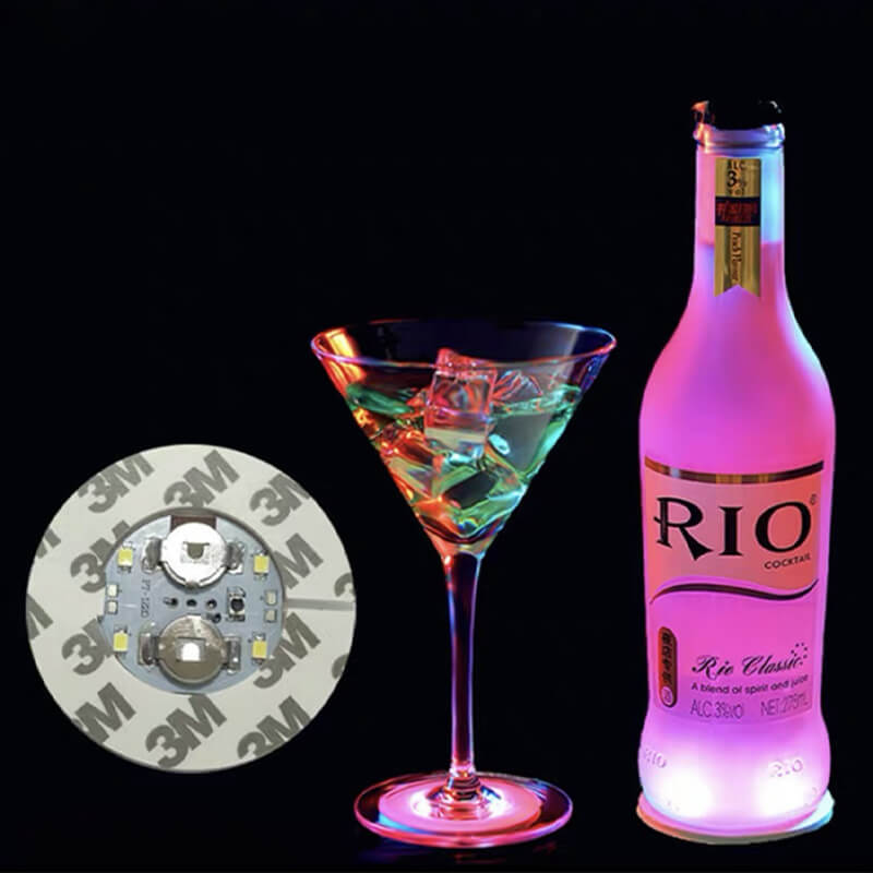 đê lót ly có đèn led 6cm đê lót ly có đèn led 6cm