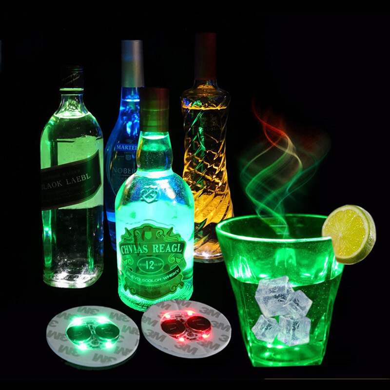 đế lót ly có đèn led 6cm đế lót ly có đèn led 6cm