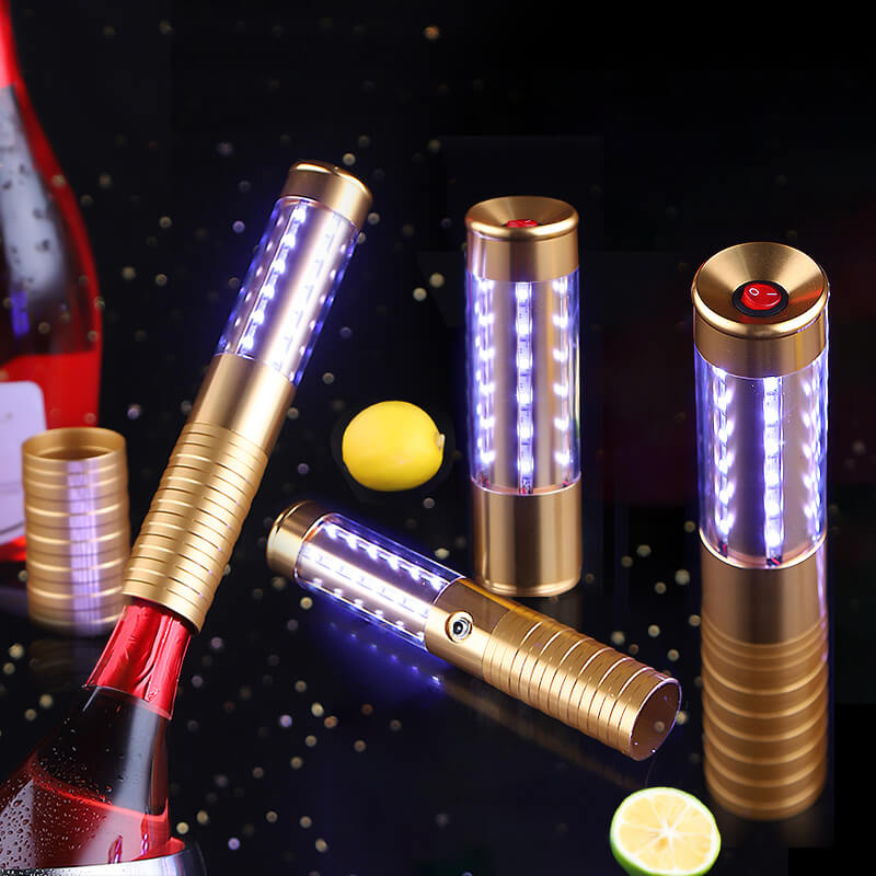 Đèn led trang trí chai rượu vỏ vàng led trắng Đèn led trang trí chai rượu vỏ vàng led trắng