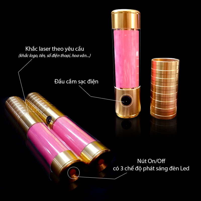 đèn trang trí chụp đầu chai ruouj led hồng đèn trang trí chụp đầu chai ruouj led hồng